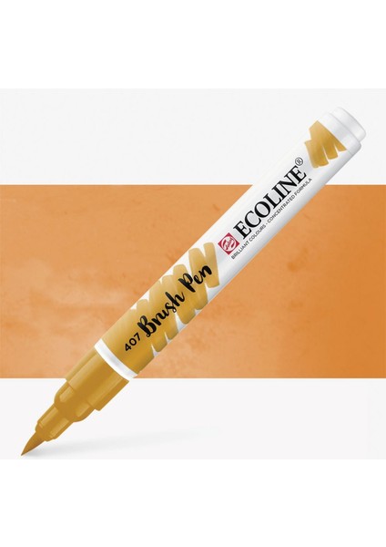 Ecoline Suluboya Brush Pen Deep Ochre 407