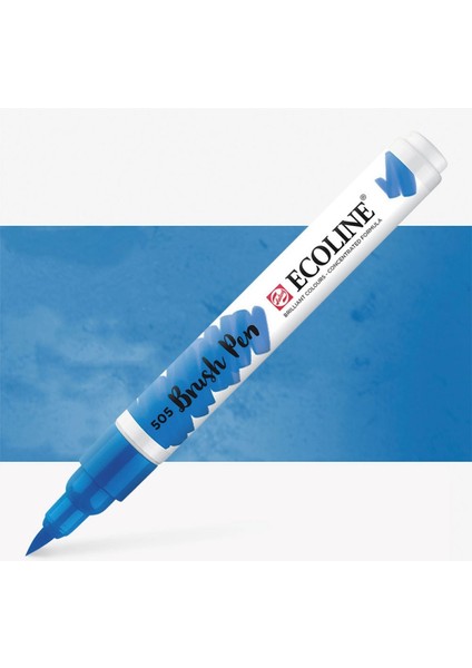 Ecoline Suluboya Brush Pen Ultramarine Light 505