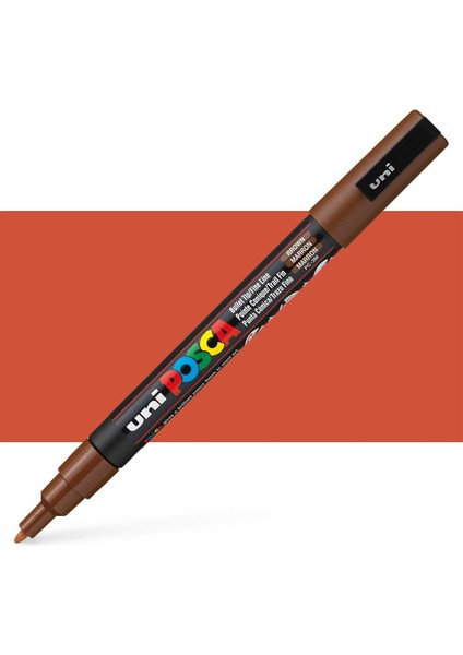 Posca Marker Pc-3m (0.9-1.3mm) Kahverengi