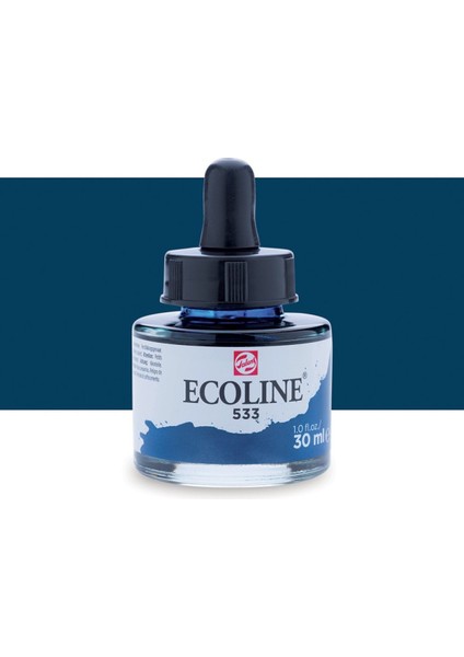 Ecoline Sıvı Suluboya Mürekkep 30ML Indigo 533