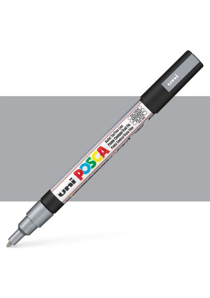 Posca Marker Pc-3m (0.9-1.3mm) Gümüş