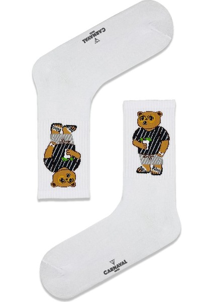 5'li Ayı Desenli Sevimli Bear Çorap Seti fırsatları