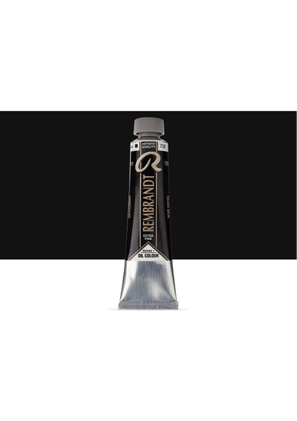 Rembrandt Yağlı Boya 40ML Oxide Black 735 S.1