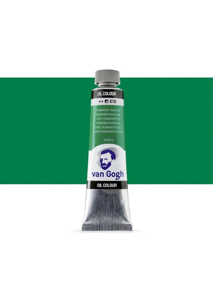 Van Gogh Yağlı Boya 40ML Permanent Green Deep 619 S.2