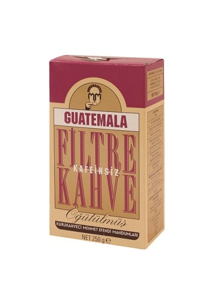 Guatemala Kafeinsiz Filtre Kahve 12 x 250 gr