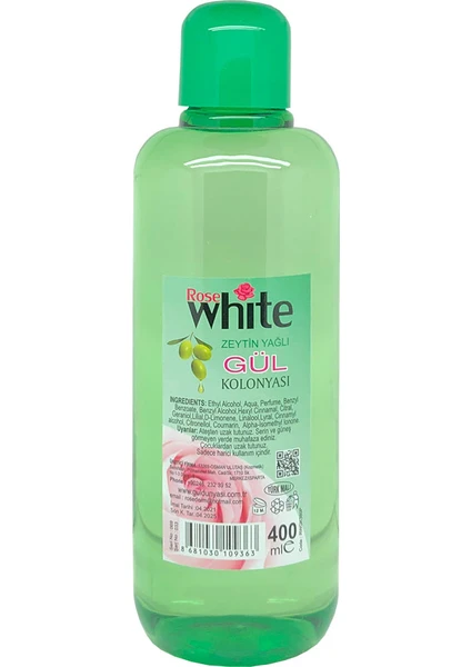 Rose White Zeytin & Gül Kolonyası 400 ml