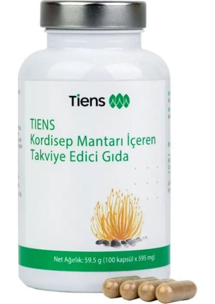 Kordiseps Mantarı İçeren Kapsül Takviye Edici Gıda