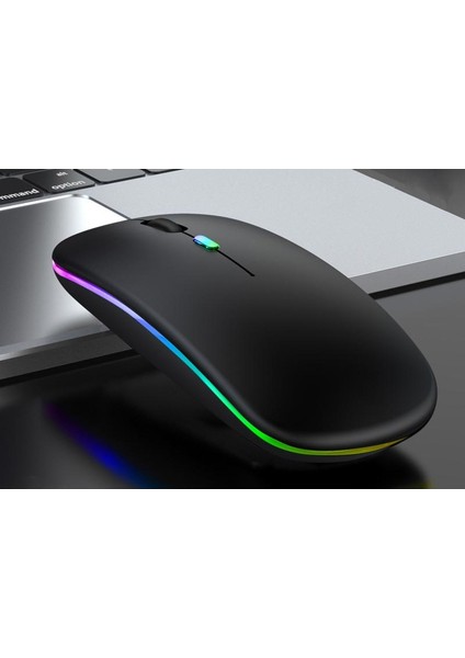 BN28 Kablosuz Wireless Mouse Sessiz Tık Rgb Aydınlatmalı Şarj Edilebilir