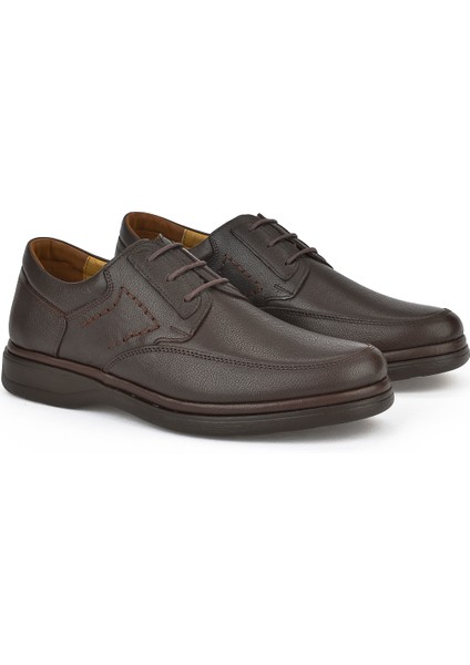 Ziya, Erkek Hakiki Deri Konfor Ayakkabı 1311018ZB209 Kahve fiyatları