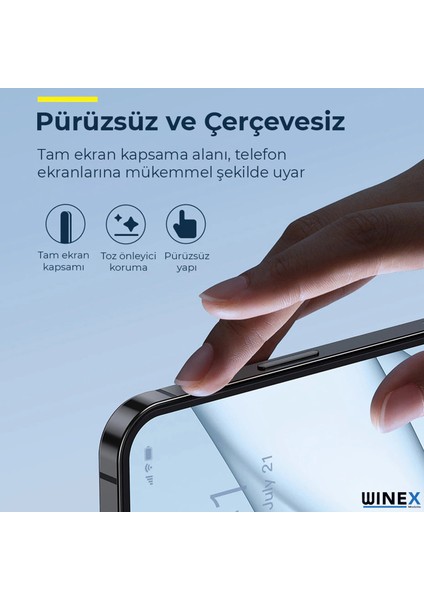 Nothing Phone (1) Sadece Ön Darbe Emici Kılıflı Kesim Hd Ekran Koruyucu Kaplama fırsatları