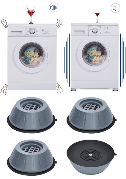 Titreşim Önleyici Kauçuk 8 Adet S.langston Design 718580