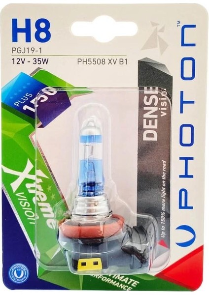 H8 12V 35W Extreme Vısıon +%150 Fazla Işık (Tekli Blister)