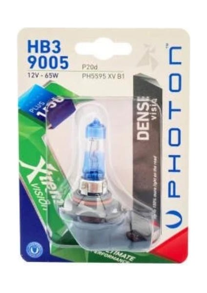 Hb3 9005 12V 65W Xtreme Vısıon +%150 Fazla Işık (Tekli Blister)