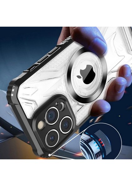 Iphone 14 Pro Max Kılıf Magsafe Darbe Korumalı Sert Mika