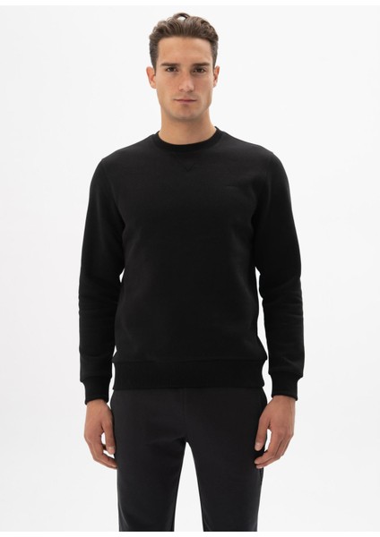 Erkek Regular Fit Bisiklet Yaka Sweatshirt K24124909601