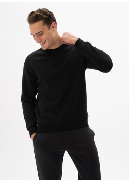 Erkek Regular Fit Bisiklet Yaka Sweatshirt K24124909601