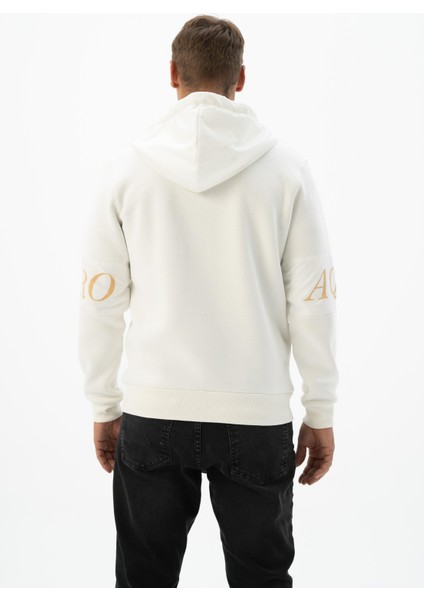 Erkek Fermuarlı Kapüşonlu Sweatshirt K24324949701