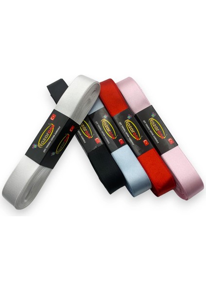 Saten Kurdele Seti 2CM/10MT 5 Adet (Set 2)