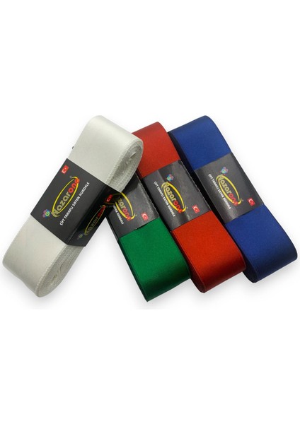 Saten Kurdele Seti 4CM/10MT 4 Adet (Set 2)