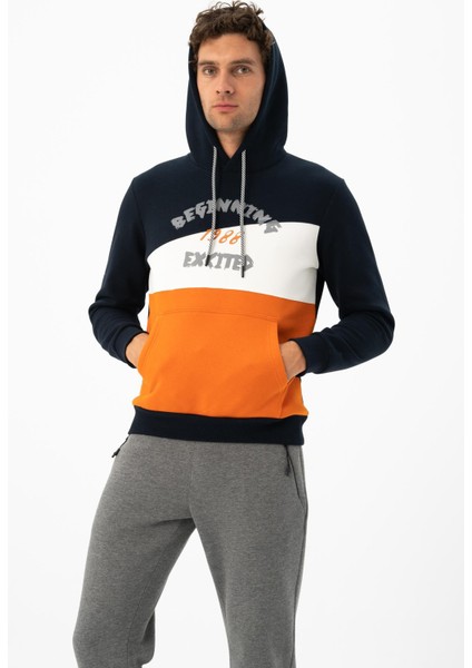 Erkek Kanguru Cepli Kapüşonlu Sweatshirt K24254928701