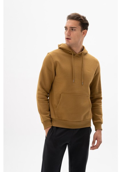 Erkek Kanguru Cepli Kapüşonlu Sweatshirt K24254928801