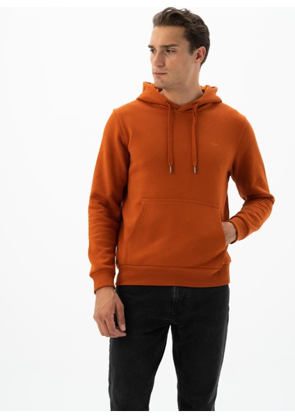 Erkek Kanguru Cepli Kapüşonlu Sweatshirt K24254928801