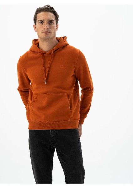 Erkek Kanguru Cepli Kapüşonlu Sweatshirt K24254928801