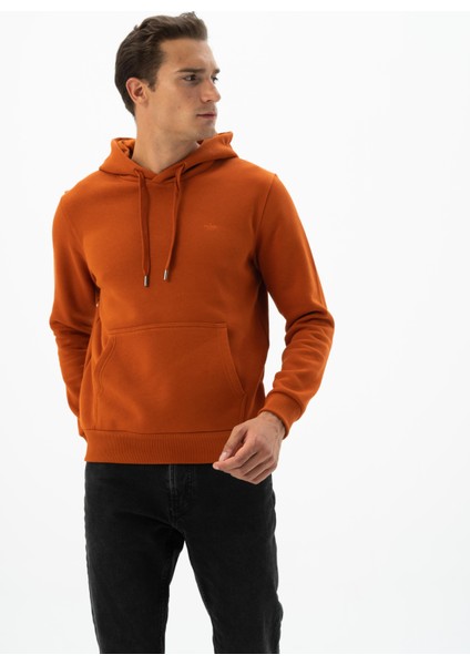 Erkek Kanguru Cepli Kapüşonlu Sweatshirt K24254928801