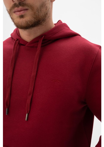 Erkek Kanguru Cepli Kapüşonlu Sweatshirt K24254928801