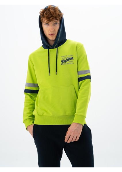 Erkek Regular Fit Kanguru Cepli Sweatshirt K26254926201