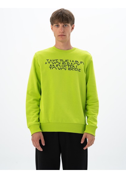 Erkek Regular Fit Bisiklet Yaka Sweatshirt K26124925301