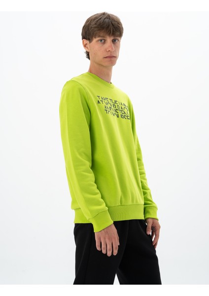 Erkek Regular Fit Bisiklet Yaka Sweatshirt K26124925301 fırsatları