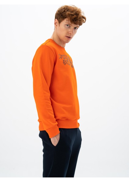 Erkek Regular Fit Bisiklet Yaka Sweatshirt K26124925301 fırsatları