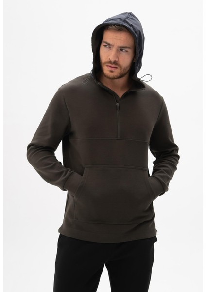 Erkek Kapşonlu Kanguru Cepli Sweatshirt K26254987401