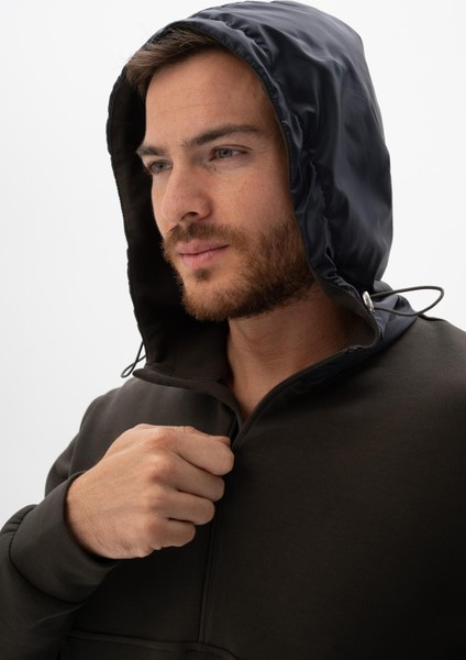 Erkek Kapşonlu Kanguru Cepli Sweatshirt K26254987401