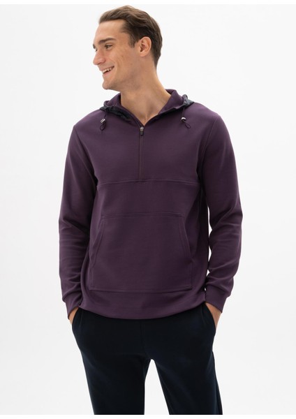 Erkek Kapşonlu Kanguru Cepli Sweatshirt K26254987401