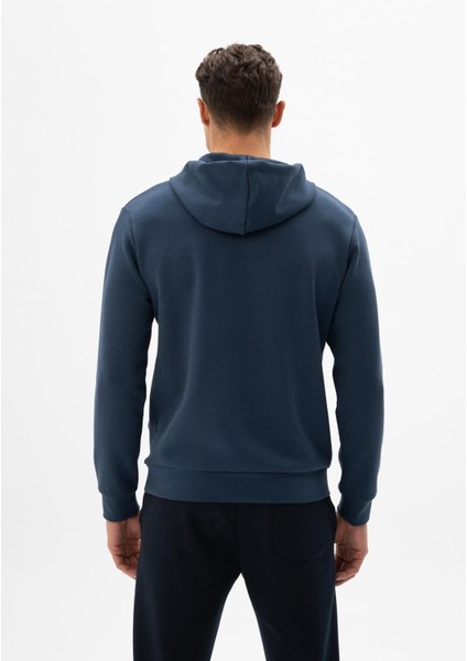 Erkek Slim Fit Kapüşonlu Sweatshirt K26254987201