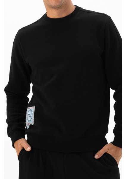 Erkek Bisiklet Yaka Sweatshirt K24124904901