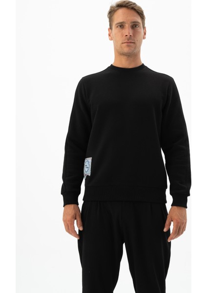 Erkek Bisiklet Yaka Sweatshirt K24124904901