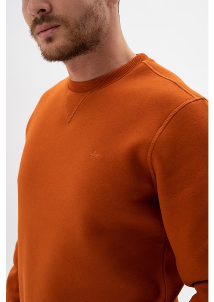 Erkek Regular Fit Bisiklet Yaka Sweatshirt K24124909601 fiyatları