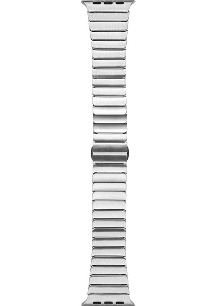 Apple Watch 4 5 40MM Kordon Alüminyum Alaşım Çizgi Desenli KRD79 Gümüş fiyatları