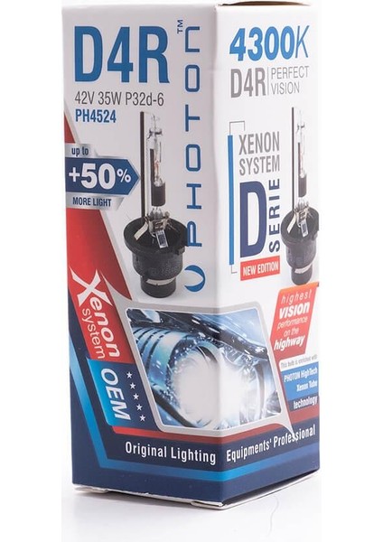 D4R 4300K +%50 Fazla Işık D Serisi Xenon Ampül modelleri