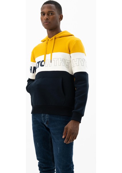 Erkek Kanguru Cepli Kapüşonlu Sweatshirt K24254928201