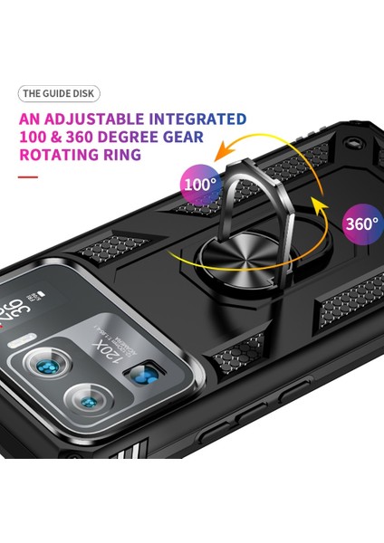 Xiaomi Mi 11 Ultra Kılıf Vega Tank Standlı Yüzüklü Mıknatıslı Kırmızı fiyatları