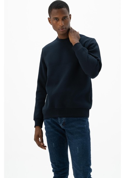 Erkek Bisiklet Yaka Sweatshirt K24124904901