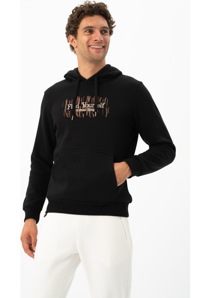 Erkek Büyük Beden Kanguru Cepli Sweatshirt K24254884301