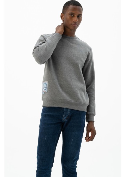 Erkek Bisiklet Yaka Sweatshirt K24124904901