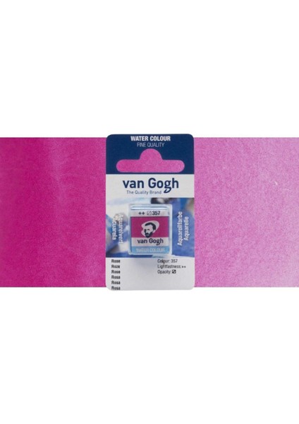 Sulu Boya Rose 357 (Yarım Tablet)