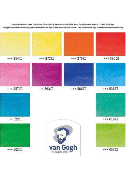 Sulu Boya 12'li Set Keskin Renkler (Yarım Tabl. - Defter ve Ekstra Fırça Hediyeli) fiyatları