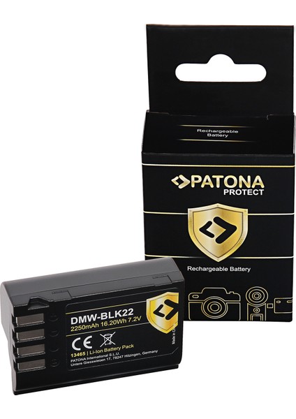 Protect Batarya Panasonic DMW-BLK22 Için